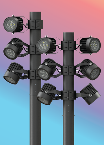 Click to view Ligman Lighting's  Odessa Cluster Column (model UOD-21XXX).